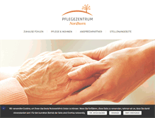 Tablet Screenshot of pflegezentrum-nordhorn.de